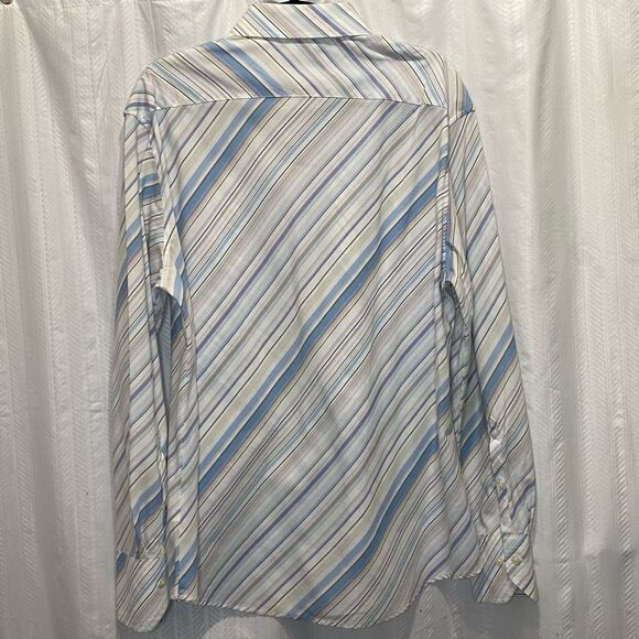 Men’s Ben Sherman Horizontal Striped Button Down Size Large - Picture 5 of 10